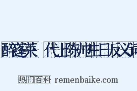 醉蓬莱·代上陈帅生日反义词是什么意思的图片